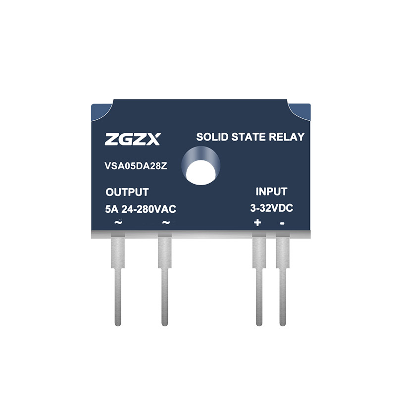 VSA Series Single Phase Solid State Relays DC control AC solid state relay, input 3-32VDC, output current capacity 5A, output voltage 24-280VAC
