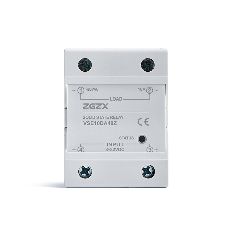 VSE Series Single Phase Solid State Relays DC control AC solid state relay, input 3-32VDC, input with LED indication, output current capacity 10A-120A, output voltage 48-480VAC